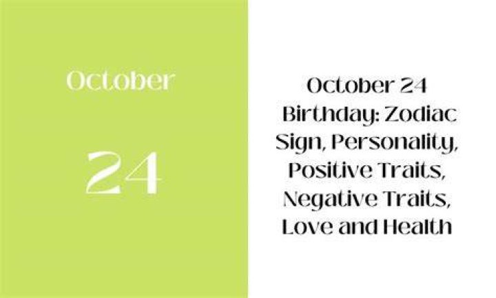 24 October Sign: Unlocking the Zodiac Mysteries and Traits