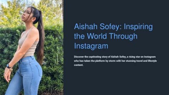 Aishah Sofey: Fitness, Lifestyle & Entrepreneur The Inspiring Story