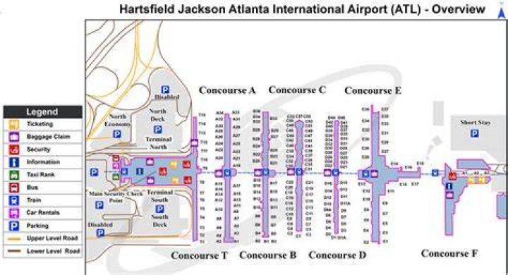 Atlanta Airport Terminal Map: Your Ultimate Guide to Navigating Hartsfield-Jackson