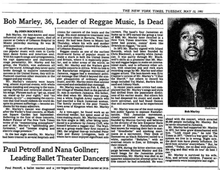 Bob Marley Cause of Death: Unveiling the Truth Behind a Legend's Departure