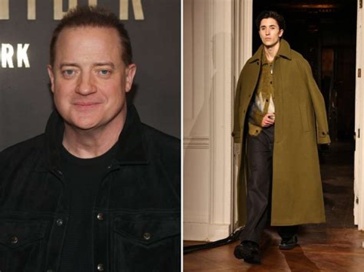 Brendan Fraser's Proud Dad Moment: Supporting Son Holden at Fashion Week!