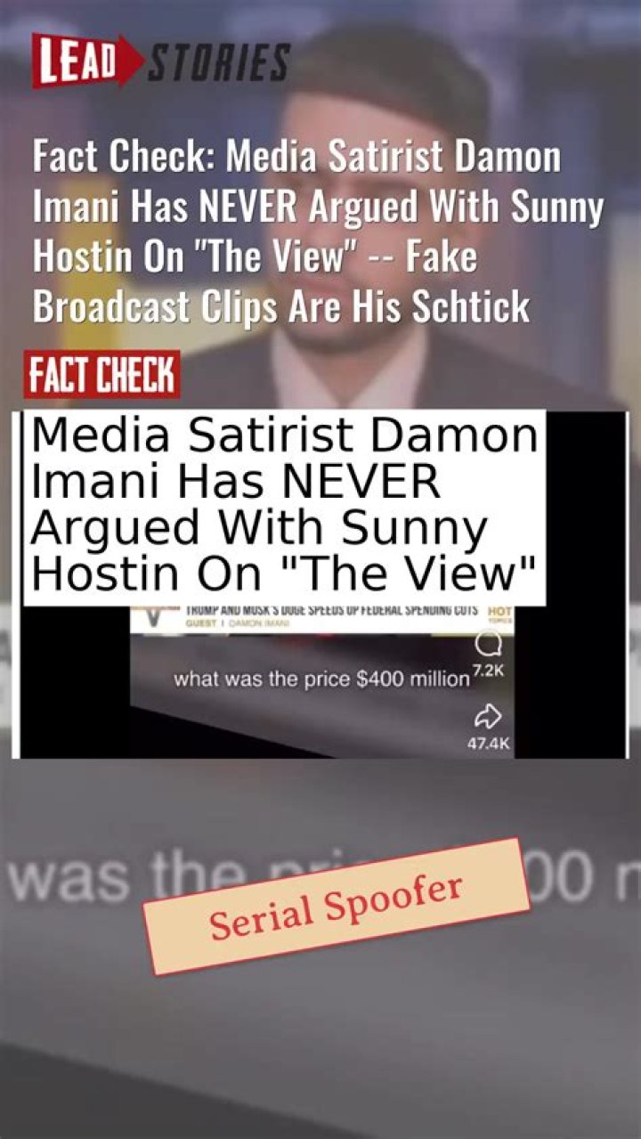 Damon Imani & The View: Fact-Check & Video Controversy | Discover
