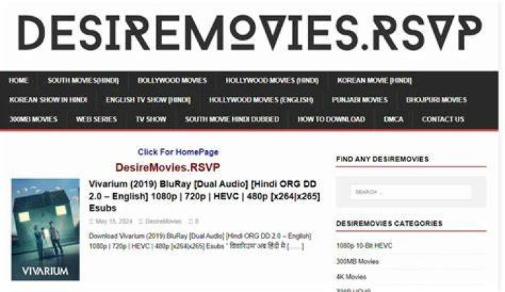 DesireMovies.com: Your Ultimate Destination for Movie Entertainment