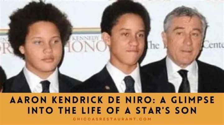 Discover Aaron Kendrick De Niro: Rising Stars Journey in the Spotlight