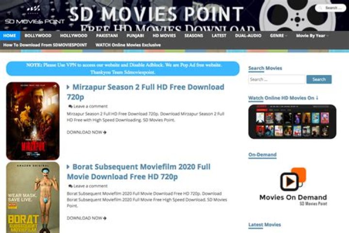 Discover SDMoviesPoint Alternatives for Free Movie Downloads