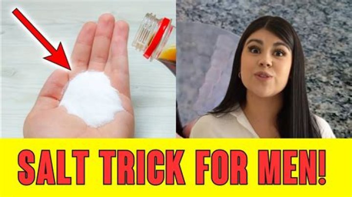 Erection Salt Trick: The Natural Solution for Men's Health