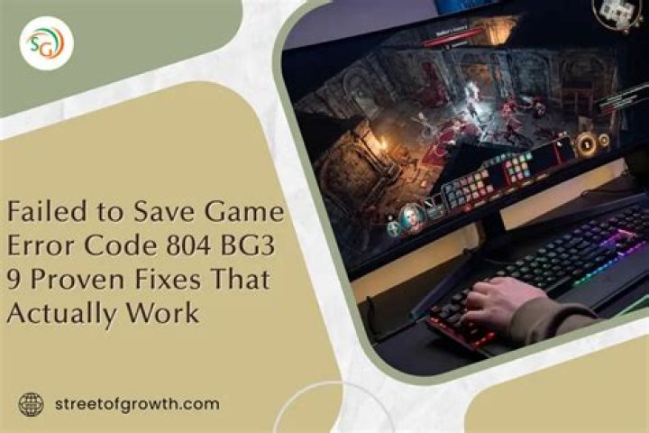 Error Code 804 BG3: Understanding, Diagnosing, and Fixing the Issue