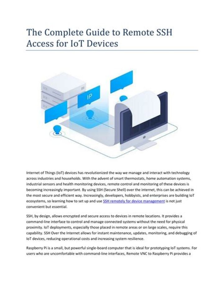 Free IoT SSH: Secure Remote Access & Management Guide
