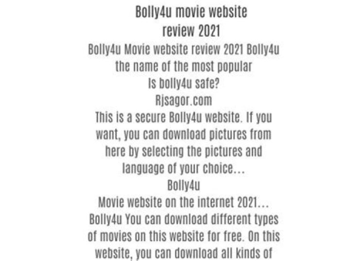 Is Bolly4u Safe? Risks & Free Bollywood Movies Guide