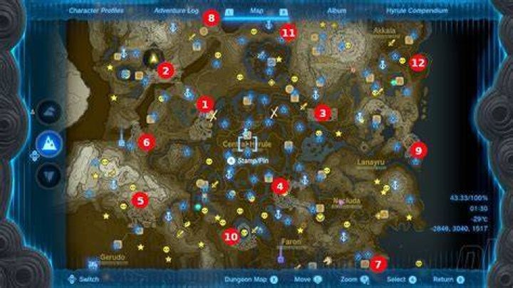 Map of TOTK: A Comprehensive Guide to Exploring the World of The Legend of Zelda: Tears of the Kingdom