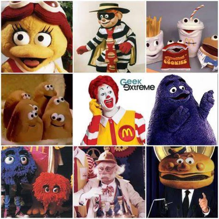 McDonald's Mascots: A Blast from the Past & Cultural Icons!