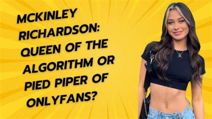 McKinley Richardson OnlyFans Leaked: The Untold Story Behind the Headlines