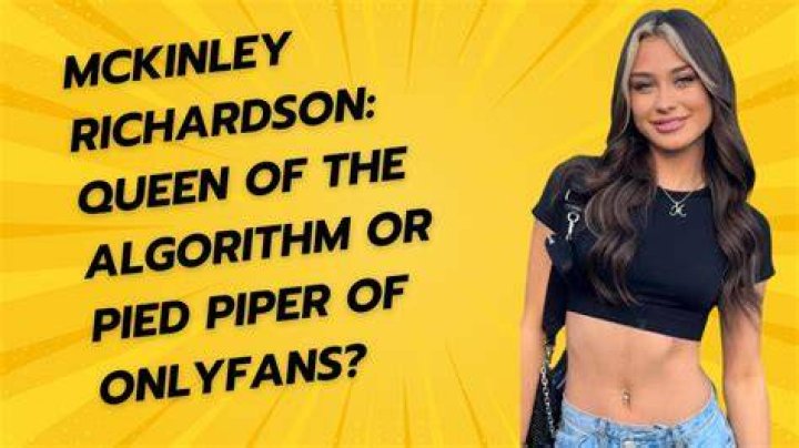 McKinley Richardson Sex: The Untold Story Behind the Headlines