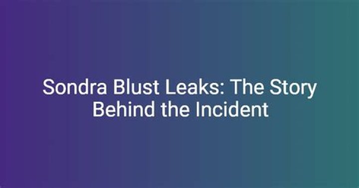 Sandra Blust Nude: The Truth Behind the Headlines