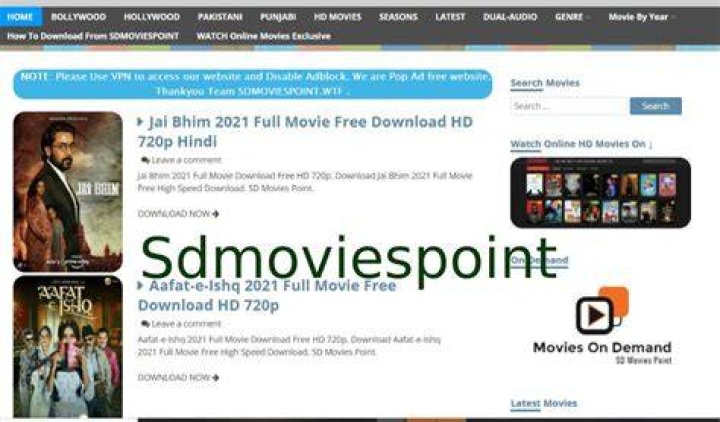 SDMoviesPoint Guide: Your Go-To for HD Movies & More!