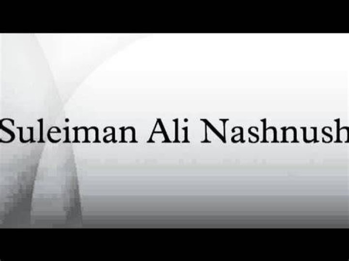 Suleiman Ali Nashnush: The Remarkable Journey of a Visionary Leader