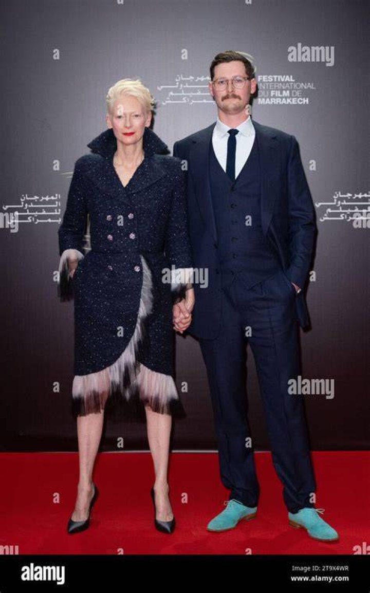 Tilda Swinton & Son at Marrakech Film Fest: 