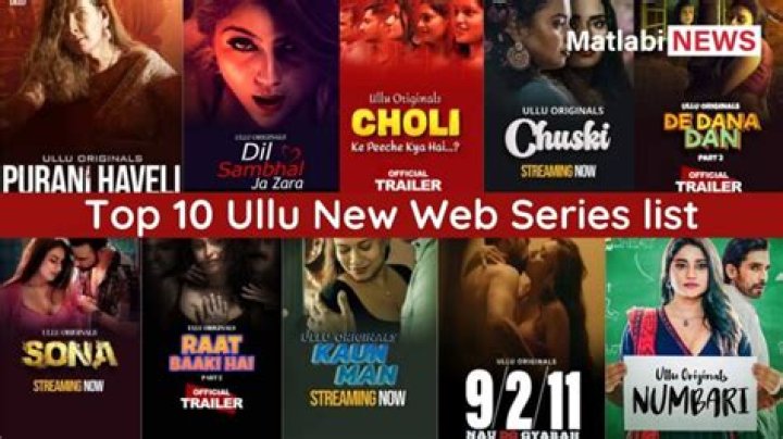 Ullu Web Series List: The Ultimate Guide to India's Hottest Streaming Platform