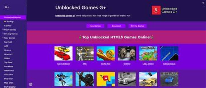 Unblocked Games G+: Your Ultimate Gaming Sanctuary